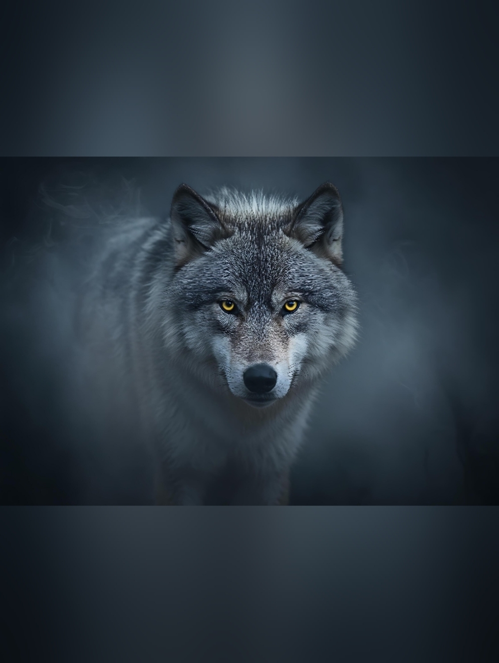 Large Custom Fridge Magnet Wolf Home Kitchen Decor
